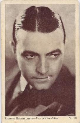 1932 Drake's Cake Movie Stars (D32) #38 Richard Barthelmess Front