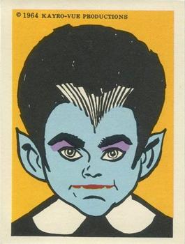1964 Leaf Munsters - Stickers #NNO Eddie Munster Front