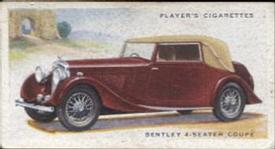 1937 Player's Motor Cars Second Series #7 Bentley 4-Seater Coupé Front