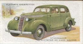 1937 Player's Motor Cars Second Series #45 Studebaker Dictator De Luxe Saloon Front