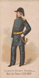 1888 Kinney Tobacco Military (N224) #NNO Aid De Camp, U.S.A. 1886 Front