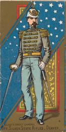 1888 Kinney Tobacco Military (N224) #NNO Off., Silver State Rifles, Denver Front