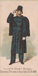 1888 Kinney Tobacco Military (N224) #NNO General Officer (In Great Coat), U.S.A. 1886 Front