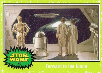 2015 Topps Star Wars Journey to the Force Awakens - Jabba Slime Green Starfield #60 Forward to the future Front