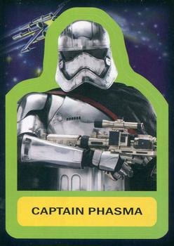 2015 Topps Star Wars Journey to the Force Awakens - Character Stickers #S-10 Captain Phasma Front