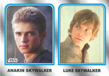 2015 Topps Star Wars Journey to the Force Awakens - Family Legacy #FL-2 Anakin Skywalker & Luke Skywalker Front