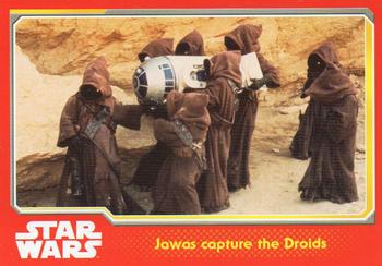 2015 Topps Star Wars Journey to the Force Awakens (UK version) #6 Jawas capture the Droids Front