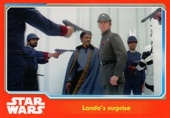 2015 Topps Star Wars Journey to the Force Awakens (UK version) #91 Lando's surprise Front