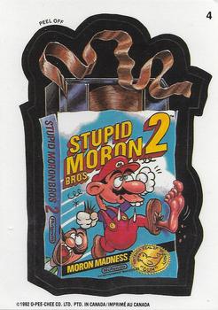 1992 O-Pee-Chee Wacky Packages #4 Stupid Moron Bros. Front