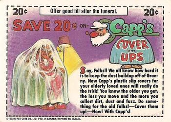 1992 O-Pee-Chee Wacky Packages #12 Scrawny Back