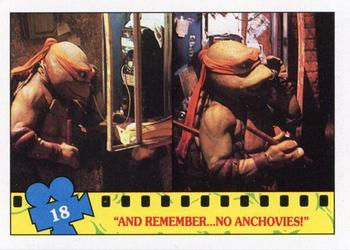 1990 O-Pee-Chee Teenage Mutant Ninja Turtles: The Movie #18 