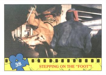 1990 O-Pee-Chee Teenage Mutant Ninja Turtles: The Movie #38 Stepping on the 