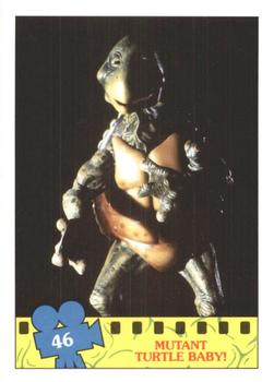 1990 O-Pee-Chee Teenage Mutant Ninja Turtles: The Movie #46 Mutant Turtle Baby! Front