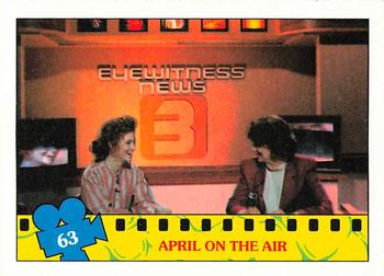 1990 O-Pee-Chee Teenage Mutant Ninja Turtles: The Movie #63 April on the Air Front