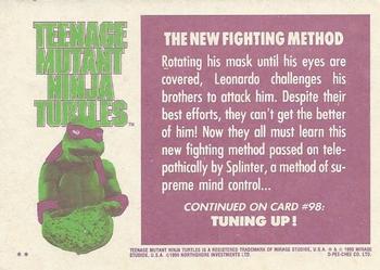 1990 O-Pee-Chee Teenage Mutant Ninja Turtles: The Movie #97 The New Fighting Method! Back