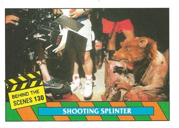 1990 O-Pee-Chee Teenage Mutant Ninja Turtles: The Movie #130 Shooting Splinter Front