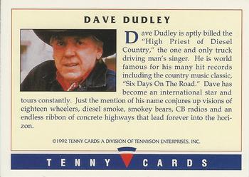1992 Tenny Super Country Music #NNO Dave Dudley Back