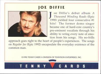 1992 Tenny Super Country Music #NNO Joe Diffie Back