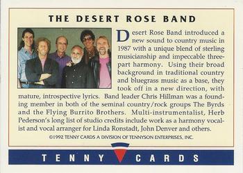 1992 Tenny Super Country Music #NNO The Desert Rose Band Back