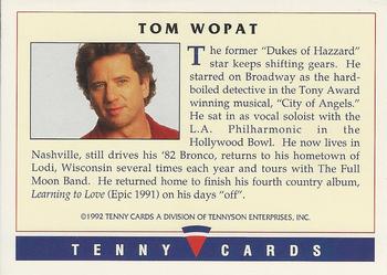 1992 Tenny Super Country Music #NNO Tom Wopat Back