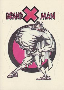 1983 Donruss Zero Heroes #5 Brand X Man Front
