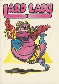 1983 Donruss Zero Heroes #10 Lard Lady Front