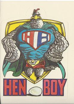1983 Donruss Zero Heroes #13 Hen Boy Front