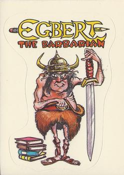1983 Donruss Zero Heroes #17 Egbert the Barbarian Front