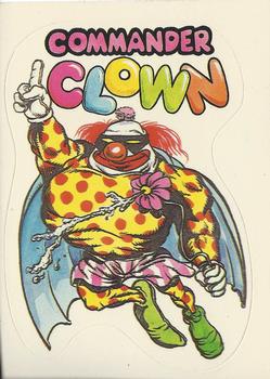 1983 Donruss Zero Heroes #22 Commander Clown Front