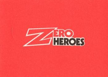 1983 Donruss Zero Heroes #NNO Zero Hero Back