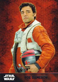 2015 Topps Star Wars: The Force Awakens #4 Poe Dameron Front