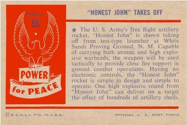 1954 Bowman Power for Peace (R701-10) #59 