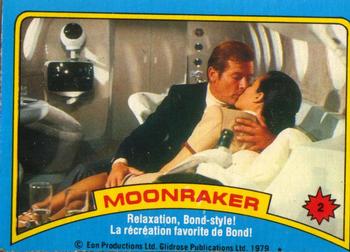 1979 O-Pee-Chee Moonraker #2 Relaxation, Bond-style! Front