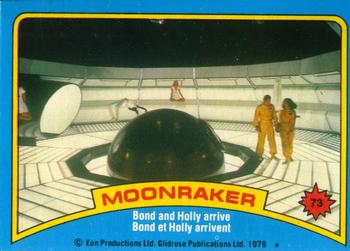 1979 O-Pee-Chee Moonraker #73 Bond and Holly arrive Front