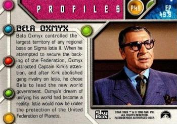 1998 SkyBox Star Trek The Original Series 2 - Profiles #P49 A Piece of the Action Back