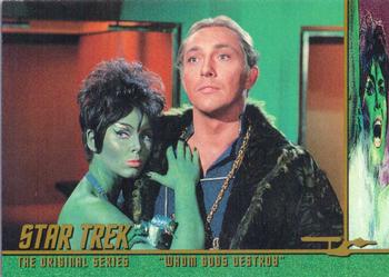 1999 SkyBox Star Trek The Original Series 3 - Character Logs #C141 EP 71:4  Whom Gods Destroy Front