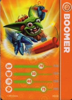 2011 Activision Skylanders Spyro's Adventure Stat Cards #NNO02 Boomer Front