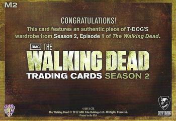 2012 Cryptozoic Walking Dead Season 2 - Wardrobe #M2 T-Dog’s Cargo Pants Back
