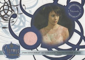 2007 Inkworks Charmed Forever - Pieceworks #PW6 Alyssa Milano Front
