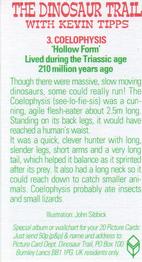 1993 Brooke Bond The Dinosaur Trail #3 Coelophysis Back