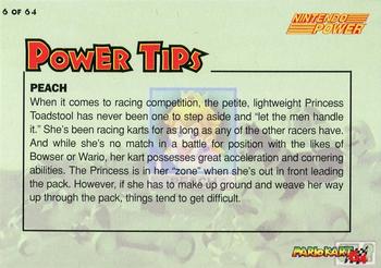 1997 Nintendo Power Mario Kart 64 #6 Peach Back