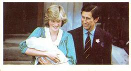 1988 Brooke Bond Queen Elizabeth I Queen Elizabeth II #50 The Prince and Princess of Wales Front