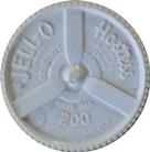 1962  Jell-O History of Aviation Coins #3 Balloons 1783 Back