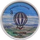 1962  Jell-O History of Aviation Coins #3 Balloons 1783 Front