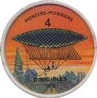 1962  Jell-O History of Aviation Coins #4 Dirigibles 1852 Front