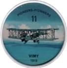 1962  Jell-O History of Aviation Coins #11 Vimy 1919 Front