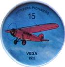 1962  Jell-O History of Aviation Coins #15 Vega 1932 Front