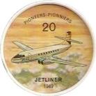 1962  Jell-O History of Aviation Coins #20 Jetliner 1949 Front
