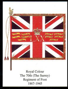 2007 Regimental Colours : The East Surrey Regiment #2 Royal Colour 70th Foot 1867-1945 Front