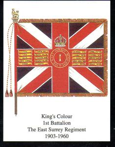 2007 Regimental Colours : The East Surrey Regiment #4 King's Colour 1st Battalion 1903-1960 Front